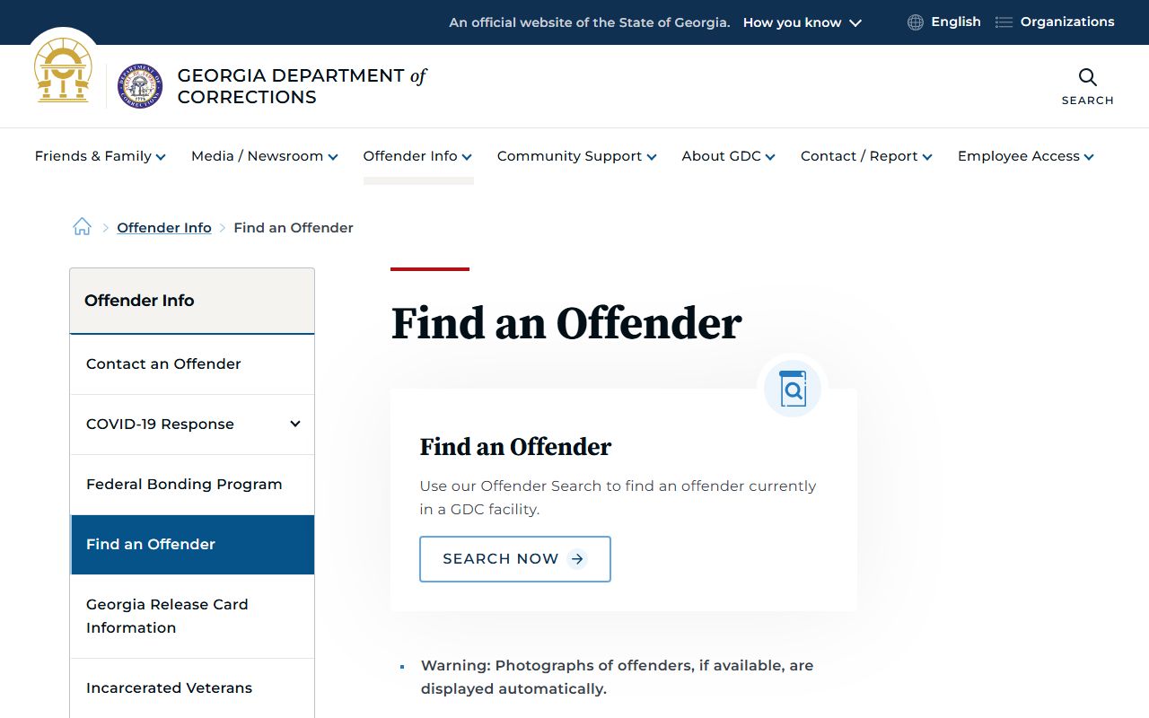 Coweta County Correctional Institution GDC offender search